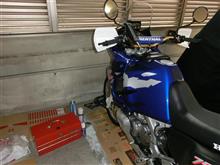 アフリカツイン久々の作業