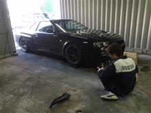 ☆　札幌のクルーズ BNR34ブラックバード準備チュー！　☆　