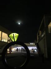 新勤務地に来て一カ月のスーパームーン♪