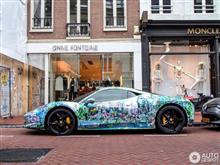 フェラーリ458のアートカー。宣伝効果は抜群？