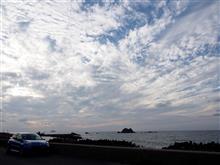 折居海岸にて