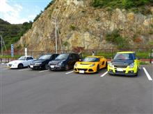 クルマのメンテナンス（秘密基地）～オフ会（海鮮料理満喫）