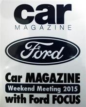 Car MAGAZINE Weekend Meeting 2015 with Ford Focus