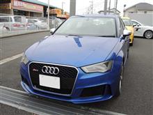 突然決まった Audi RS3誌乗