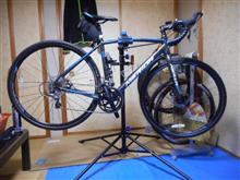 自転車部屋の整頓