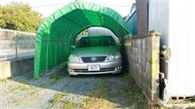 パイプ車庫　完成