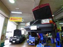 リアを軽くドリフト