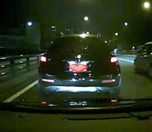 当て逃げ発生・・・警察捜査中！