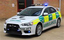 Mitsubishi Lancer Evolution X Ambulance ： UK ・・・・