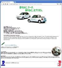 第31回東京モーターショー（1995年）マーチカブリオレのサイト