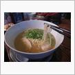 今日のディナーは、麻布十番「福ヤ」半熟味付玉子ラーメン 850円他