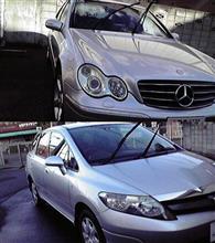 今週もW洗車！。