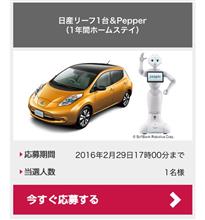 リーフとペッパーが当たる