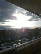 夕日