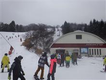 暖冬　雪不足　&#39;15-&#39;16　ハチ北　&amp;　大阪キングス2015.12.20