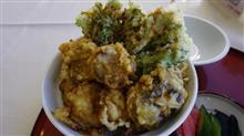 海鮮オリジナルあんこう天丼1600円也