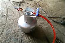 ガスボンベでエアータンク製作 