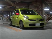 代車はマーチ12SR前期型3ドア赤耳仕様でしたｗ