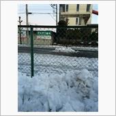 まだまだ雪だらけ (^◇^;)