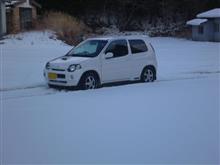 雪道までドライブとホイールハウスからの異音