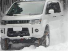 本日、スノーアタック「決行」深雪70㎝フカフカ新雪でした。《集合～チェーン装着まで》