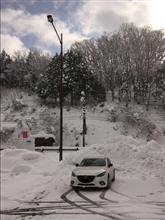 雪道ドライブ 雪道ドライブ
