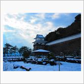 大村公園 (玖島城跡) 雪景 ...