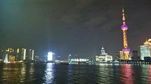 中国出張、上海の夜景