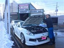 ☆　札幌のクルーズ Z34デモカー 撮影準備！　☆　