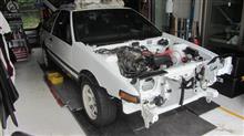 AE86前期トレノ フルレストア その58「エアコンコンデンサー&amp;コンプレッサー組付！！」