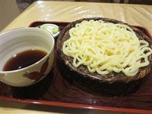 今日のディナーは、富士吉田「天作」ゆず切りせいろうどん他