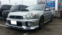 兄のインプレッサを車検