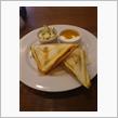 具がぎっちりホットサンド・・・cafe drop