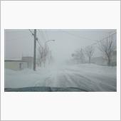 吹雪のため16:00で退社で ...