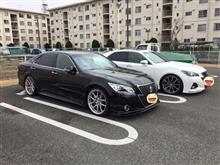 ガレージで洗車♪