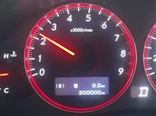 速報！20万キロを通過