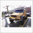 これぞ中東。ゴールドのメルセデス・ベンツG 63 AMG 6&#215;6（とロールスロイス）