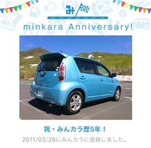 祝・みんカラ歴5年！