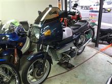 R100RS車検継続