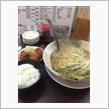 ラーメンに唐揚げ
