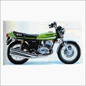 KH400の後ろを暫く走った ...
