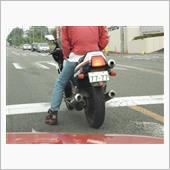 休日に見たバイク