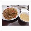 今日のランチは、「孔子膳堂」香港焼きそば ランチパスポート利用 500円度々