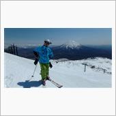 新雪とサイクリングのゴールデ ...