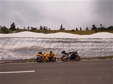 雪の壁の撮影事情。