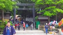 御柱祭警備３日目(下社里曳き)