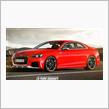 発表されたばかりのアウディA5。「RS5」が出たらこうなる？というレンダリング