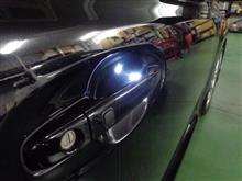 レガシィＢＭ９　ドアハンドルウェルカムランプ取付　岐阜県よりご来店