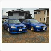 青フォレの隣に青レガを並べる