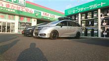 大人しい車高になったオデッセイ 。。。